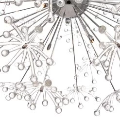 Possini Euro Felicity 25 1/2" Wide Modern Chrome Flower Light Pendant -Famous Lighting Store possini euro felicity 25 and one half inch wide modern chrome flower light pendant 2t049views1