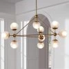 Possini Euro Gable 40 1/2" Wide Soft Gold Modern 10-Light Chandelier -Famous Lighting Store possini euro gable 40 and one half inch wide soft gold modern 10 light chandelier 97h35cropped