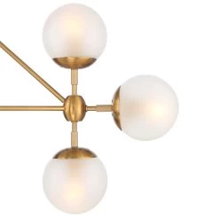 Possini Euro Gable 40 1/2" Wide Soft Gold Modern 10-Light Chandelier -Famous Lighting Store possini euro gable 40 and one half inch wide soft gold modern 10 light chandelier 97h35views1