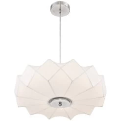 Possini Euro Glacier 20" Wide Contemporary White Pendant -Famous Lighting Store possini euro glacier 20 inch wide contemporary white pendant 8g379views2
