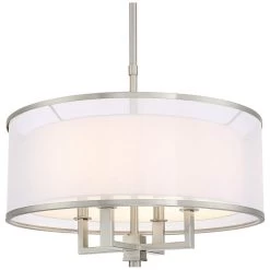 Possini Euro Glover 21" Wide Brushed Nickel 4-Light Modern Pendant 11 Possini Euro Glover 21" Wide Brushed Nickel 4-Light Modern Pendant -Famous Lighting Store possini euro glover 21 inch wide brushed nickel 4 light modern pendant 44x35views1