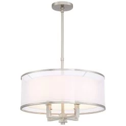 Possini Euro Glover 21" Wide Brushed Nickel 4-Light Modern Pendant 14 Possini Euro Glover 21" Wide Brushed Nickel 4-Light Modern Pendant -Famous Lighting Store possini euro glover 21 inch wide brushed nickel 4 light modern pendant 44x35views4