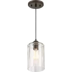 Possini Euro Hawthorne 5 1/4" Wide Bronze LED Mini Pendant -Famous Lighting Store possini euro hawthorne 5 and one quarter inch wide bronze led mini pendant 24w35views3