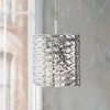Possini Euro Lenke Chrome 6" Wide Modern Crystal Mini Pendant 1 Possini Euro Lenke Chrome 6" Wide Modern Crystal Mini Pendant -Famous Lighting Store possini euro lenke chrome 6 inch wide modern crystal mini pendant 7c581cropped