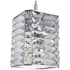Possini Euro Lenke Chrome 6" Wide Modern Crystal Mini Pendant -Famous Lighting Store possini euro lenke chrome 6 inch wide modern crystal mini pendant 7c581views1