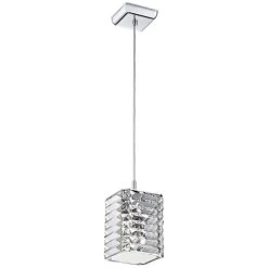 Possini Euro Lenke Chrome 6" Wide Modern Crystal Mini Pendant -Famous Lighting Store possini euro lenke chrome 6 inch wide modern crystal mini pendant 7c581views3
