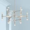 Possini Euro Marya 32"W Brushed Nickel 24-Light Chandelier