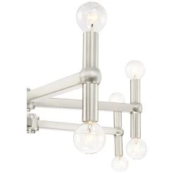 Possini Euro Marya 32"W Brushed Nickel 24-Light Chandelier -Famous Lighting Store possini euro marya 32 inchw brushed nickel 24 light chandelier 40w52views1