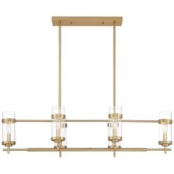 Possini Euro Mikel 42" Wide Soft Gold 6-Light Island Pendant -Famous Lighting Store possini euro mikel 42 inch wide soft gold 6 light island pendant 841y1views4