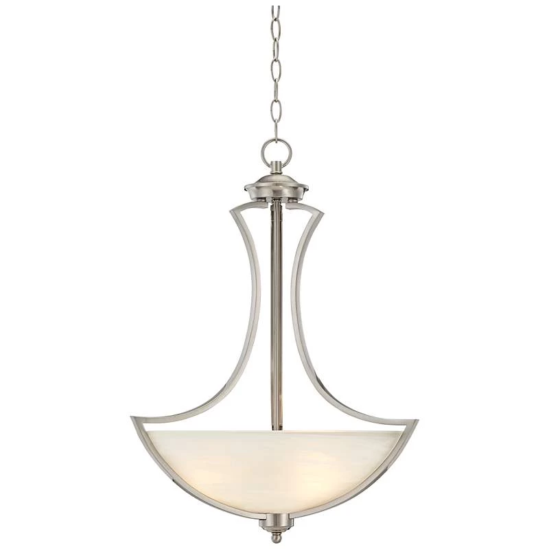Possini Euro Milbury 19 1/2" Wide Bowl Pendant Chandelier 4 Possini Euro Milbury 19 1/2" Wide Bowl Pendant Chandelier - Image 2
