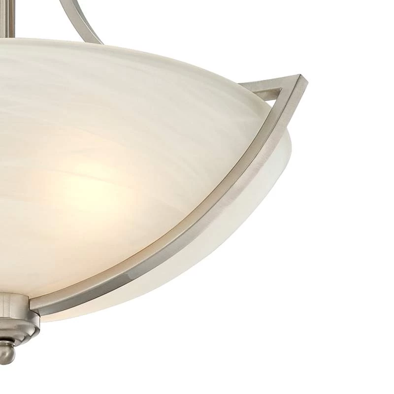 Possini Euro Milbury 19 1/2" Wide Bowl Pendant Chandelier 5 Possini Euro Milbury 19 1/2" Wide Bowl Pendant Chandelier - Image 3