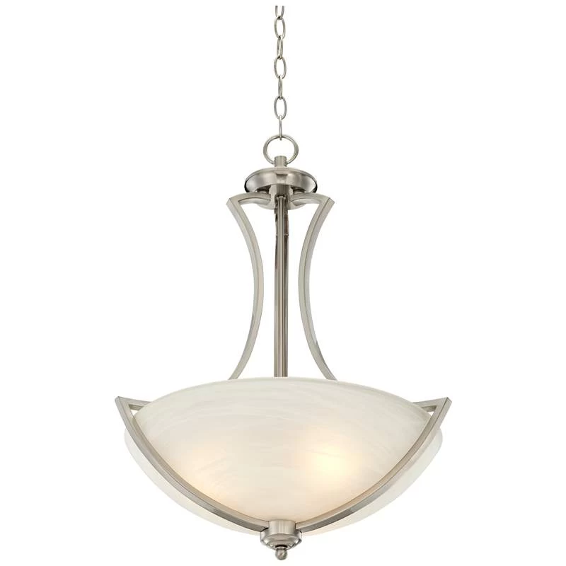 Possini Euro Milbury 19 1/2" Wide Bowl Pendant Chandelier 6 Possini Euro Milbury 19 1/2" Wide Bowl Pendant Chandelier - Image 4
