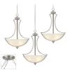 Possini Euro Milbury Brushed Nickel 3-Light Swag Chandelier 1 Possini Euro Milbury Brushed Nickel 3-Light Swag Chandelier -Famous Lighting Store possini euro milbury brushed nickel 3 light swag chandelier 30n21