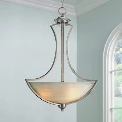 Possini Euro Milbury Brushed Nickel 4-Light Swag Chandelier 15 Possini Euro Milbury Brushed Nickel 4-Light Swag Chandelier -Famous Lighting Store possini euro milbury brushed nickel 4 light swag chandelier 30n42views6