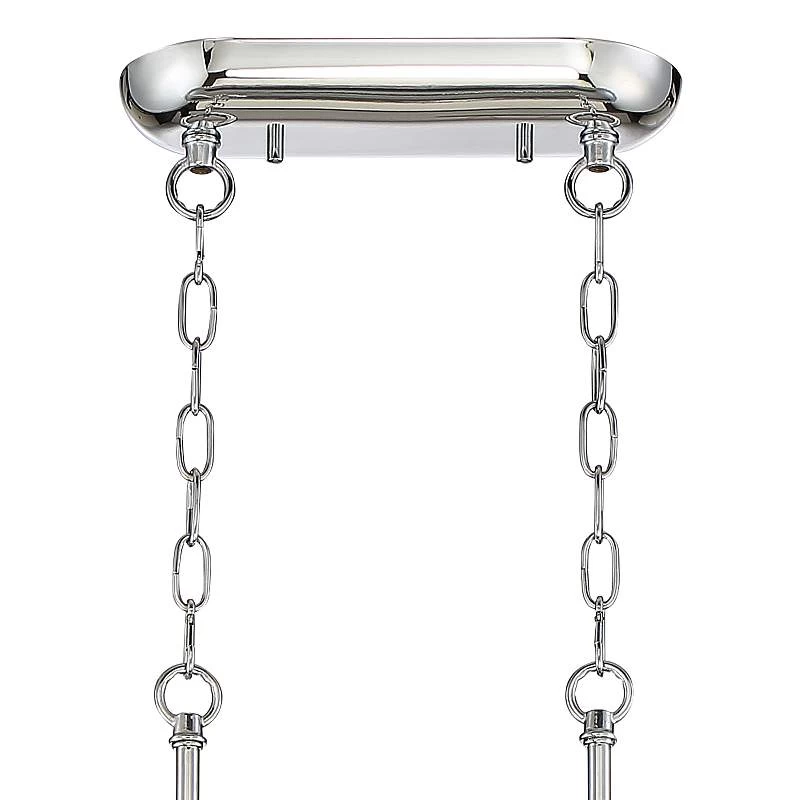 Possini Euro Mirabell 34" Crystal LED Kitchen Island Linear Pendant 6 Possini Euro Mirabell 34" Crystal LED Kitchen Island Linear Pendant - Image 4