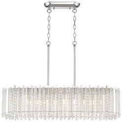 Possini Euro Mirabell 34" Crystal LED Kitchen Island Linear Pendant 12 Possini Euro Mirabell 34" Crystal LED Kitchen Island Linear Pendant -Famous Lighting Store possini euro mirabell 34 inch crystal led kitchen island linear pendant 67c46views3