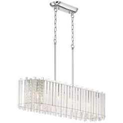 Possini Euro Mirabell 34" Crystal LED Kitchen Island Linear Pendant 13 Possini Euro Mirabell 34" Crystal LED Kitchen Island Linear Pendant -Famous Lighting Store possini euro mirabell 34 inch crystal led kitchen island linear pendant 67c46views4
