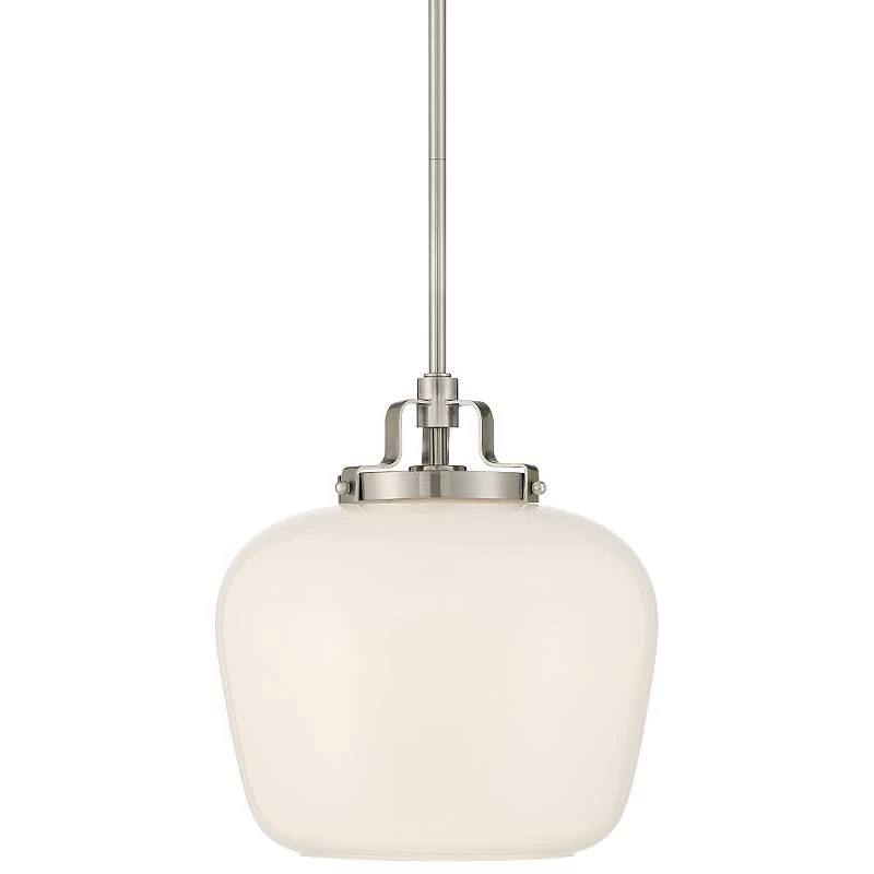 Possini Euro Mystic 13" Wide Brushed Nickel Pendant Light 4 Possini Euro Mystic 13" Wide Brushed Nickel Pendant Light - Image 2