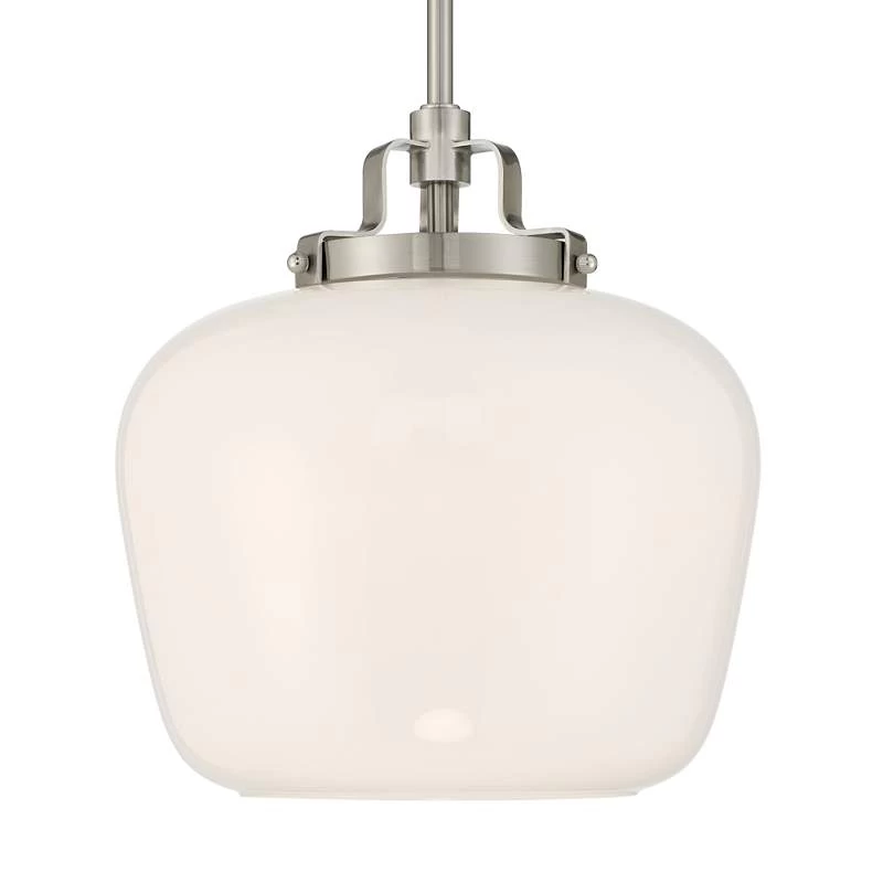 Possini Euro Mystic 13" Wide Brushed Nickel Pendant Light 5 Possini Euro Mystic 13" Wide Brushed Nickel Pendant Light - Image 3