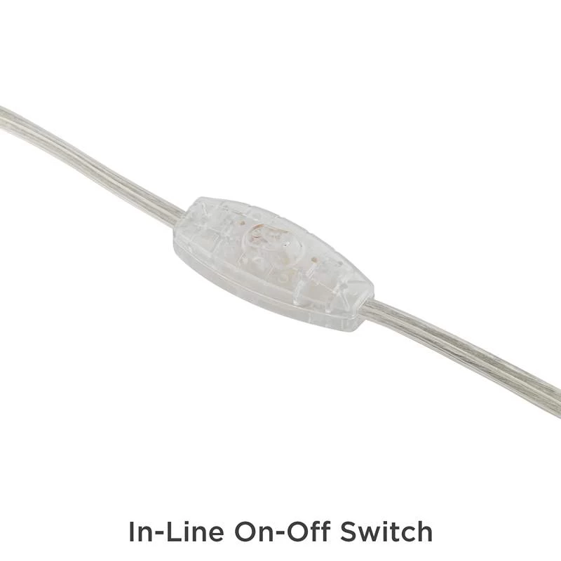 Possini Euro Nickel Plug-In Hanging Swag Chandelier With Milky G25 LED Bulb 7 Possini Euro Nickel Plug-In Hanging Swag Chandelier With Milky G25 LED Bulb - Image 5