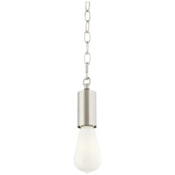 Possini Euro Nickel Plug-In Swag Chandelier With Milky ST21 LED Bulb -Famous Lighting Store possini euro nickel plug in swag chandelier with milky st21 led bulb 85a23views6