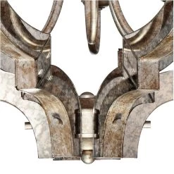 Possini Euro Ornament Brushed Nickel 3-Light Swag Chandelier 11 Possini Euro Ornament Brushed Nickel 3-Light Swag Chandelier -Famous Lighting Store possini euro ornament brushed nickel 3 light swag chandelier 30n22views3