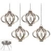 Possini Euro Ornament Brushed Nickel 4-Light Swag Chandelier 2 Possini Euro Ornament Brushed Nickel 4-Light Swag Chandelier -Famous Lighting Store possini euro ornament brushed nickel 4 light swag chandelier 30n43
