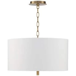 Possini Euro Rochelle 20" Wide White Drum 4-Light Pendant Light -Famous Lighting Store possini euro rochelle 20 inch wide white drum 4 light pendant light 96d35views4