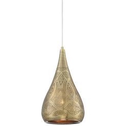 Possini Euro Safi 9" Wide Antique Brass Moroccan Mini Pendant Light -Famous Lighting Store possini euro safi 9 inch wide antique brass moroccan mini pendant light 71f37