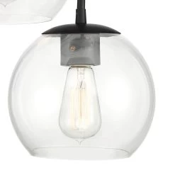 Possini Euro Samantha 19 1/2" Wide Black Multi-Light Pendant -Famous Lighting Store possini euro samantha 19 and one half inch wide black multi light pendant 53x70views1