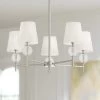 Possini Euro Sariac 24 3/4" Wide Brushed Nickel 5-Light Chandelier