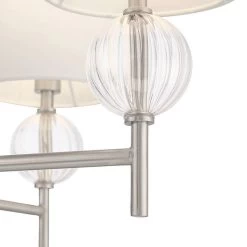 Possini Euro Sariac 24 3/4" Wide Brushed Nickel 5-Light Chandelier -Famous Lighting Store possini euro sariac 24 and three quarter inch wide brushed nickel 5 light chandelier 663n1views2