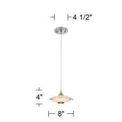 Possini Euro Satin Nickel And Glass Saucer Modern Mini Pendant Chandelier 13 Possini Euro Satin Nickel And Glass Saucer Modern Mini Pendant Chandelier -Famous Lighting Store possini euro satin nickel and glass saucer modern mini pendant chandelier r0762views4