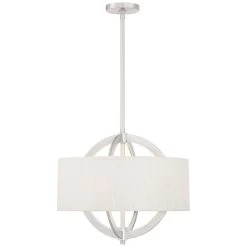 Possini Euro Saturna 21" Wide Brushed Nickel Pendant Light -Famous Lighting Store possini euro saturna 21 inch wide brushed nickel pendant light 44x36views4