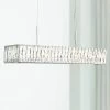 Possini Euro Sera 33 1/2" Chrome Crystal Kitchen Island Light Pendant