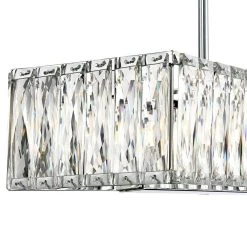 Possini Euro Sera 33 1/2" Chrome Crystal Kitchen Island Light Pendant -Famous Lighting Store possini euro sera 33 and one half inch chrome crystal kitchen island light pendant 53x10views1