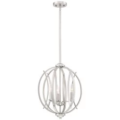 Possini Euro Spherical 16" Wide Brushed Nickel 3-Light Globe Pendant 14 Possini Euro Spherical 16" Wide Brushed Nickel 3-Light Globe Pendant -Famous Lighting Store possini euro spherical 16 inch wide brushed nickel 3 light globe pendant 45h88views4