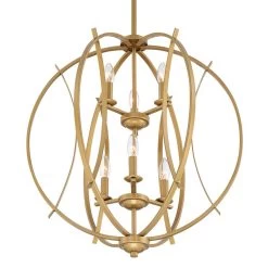 Possini Euro Spherical 24" Wide Gold 6-Light Orb Pendant -Famous Lighting Store possini euro spherical 24 inch wide gold 6 light orb pendant 682c1views3
