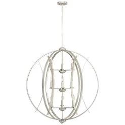 Possini Euro Spherical 32 3/4"W Brushed Nickel 9-Light Pendant 14 Possini Euro Spherical 32 3/4"W Brushed Nickel 9-Light Pendant -Famous Lighting Store possini euro spherical 32 and three quarter inchw brushed nickel 9 light pendant 45n01views4