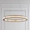 Possini Euro Vesta 35 1/2" Wide Gold Crystal LED Pendant Chandelier