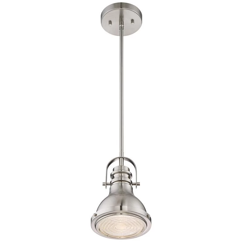 Verndale 6 1/2" Wide Brushed Nickel Modern Industrial Mini Pendant 7 Verndale 6 1/2" Wide Brushed Nickel Modern Industrial Mini Pendant - Image 5
